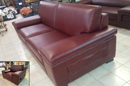Canapé en cuir disponible MONTECARLO